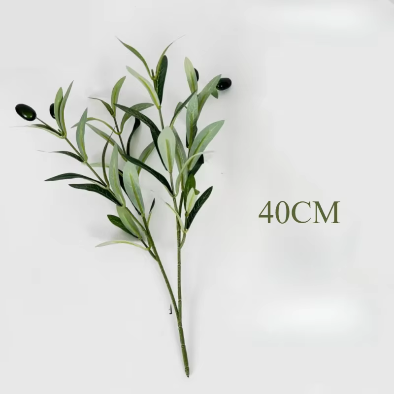 Branches d'olivier artificielles 45CM, Simulation de plantes vertes, accessoires Photo, décoration d