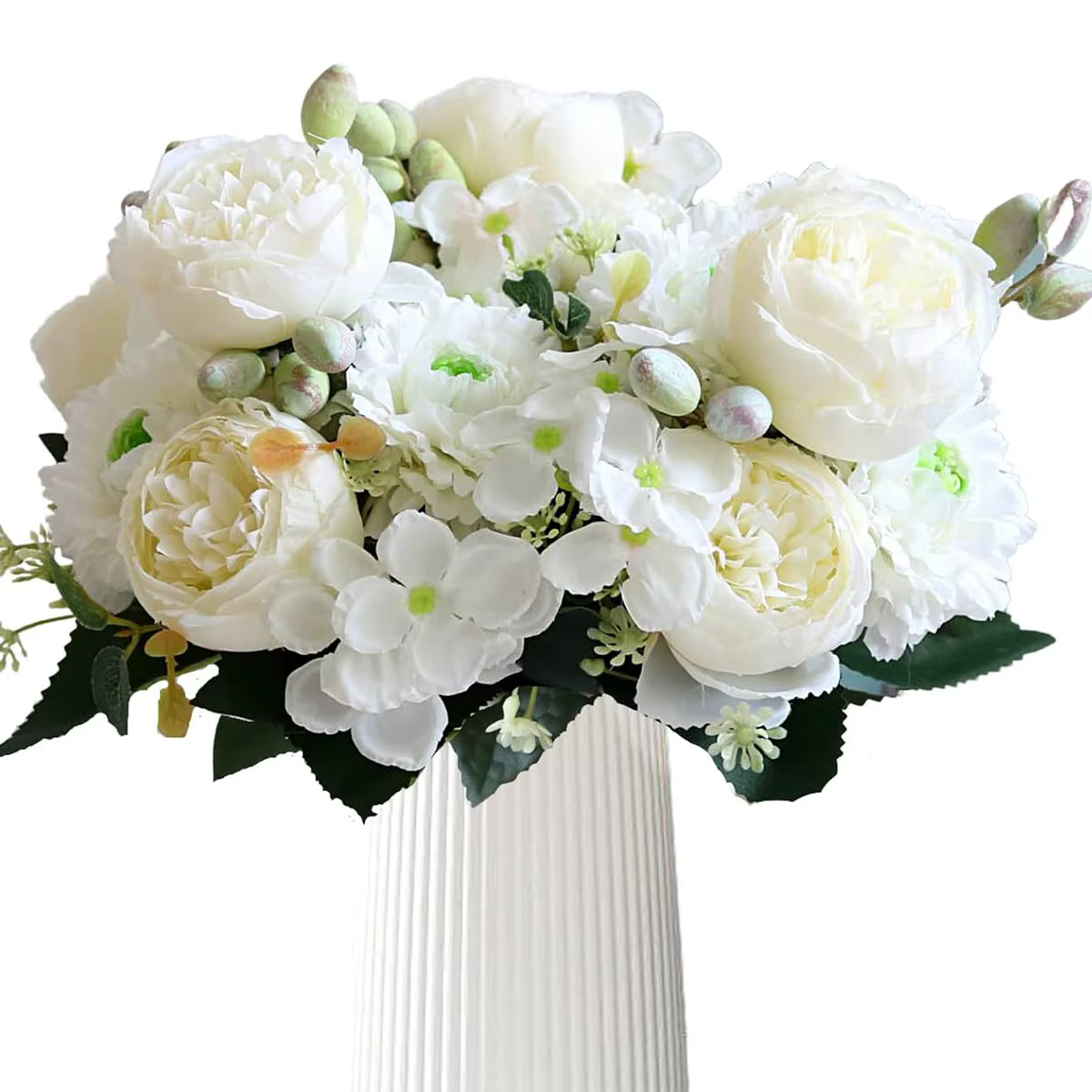 Fleurs artificielles Venus Rose Bouquet De Soie Rose Vase Décor À La Maison Jardin Mariage Décoratif