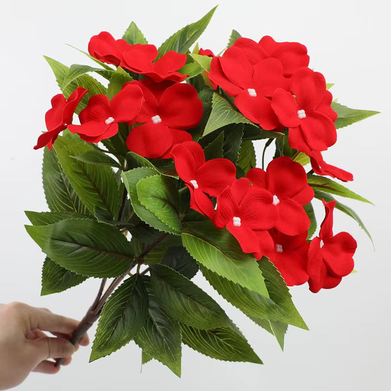 Fleurs artificielles en soie de haute qualité pour mariage, décoration de table, couronne, bouquets