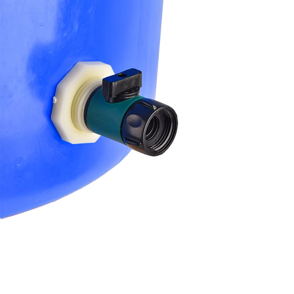 Adaptateur de Valve de cloison de baril de pluie en PVC de 3/4 pouces, Joints de connecteurs de Drai