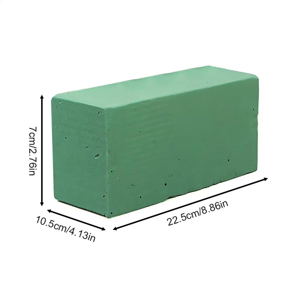 Mousses florales vertes hautement absorbantes, mousse découpable pour arrangements floraux, bloc de 