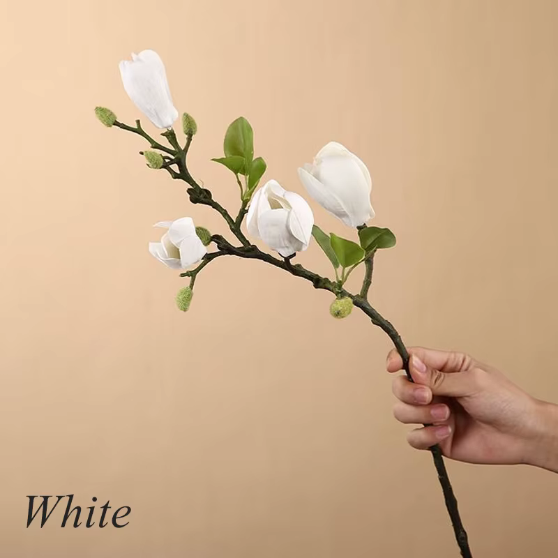 Magnolia fleurs artificielles Simulation Magnolia fausses fleurs bricolage décoration de mariage mai