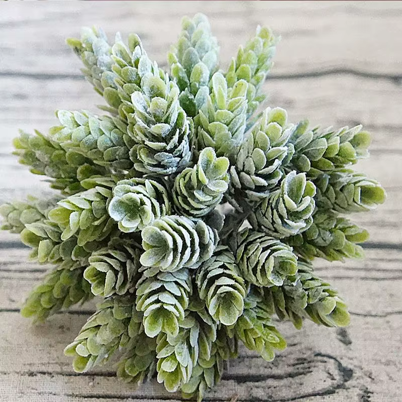 5Pcs Faux Plante Verte Pas Cher Artificielle En Plastique Fleurs Accueil chambre Table Décoration En