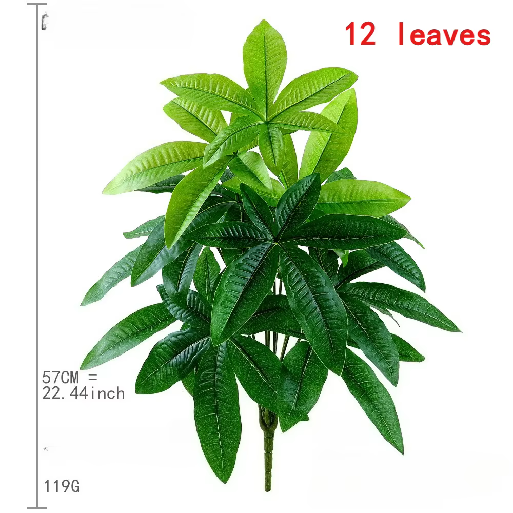 Un arbre à monnaie artificiel Pachira Aquatica avec ses caractéristiques scientifiques d'arbre à mon