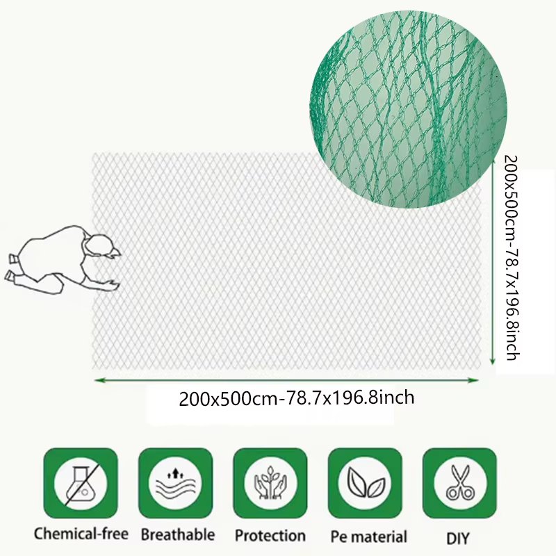 Filet anti-oiseaux à 0.5 mailles pour filet de protection des légumes, filet anti-insectes pour plan