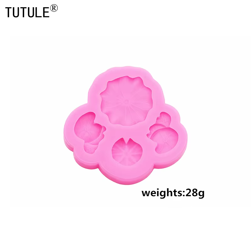 Grenouille feuilles de lotus micro paysage plantes en pot aquarium petit moule en Silicone bricolage