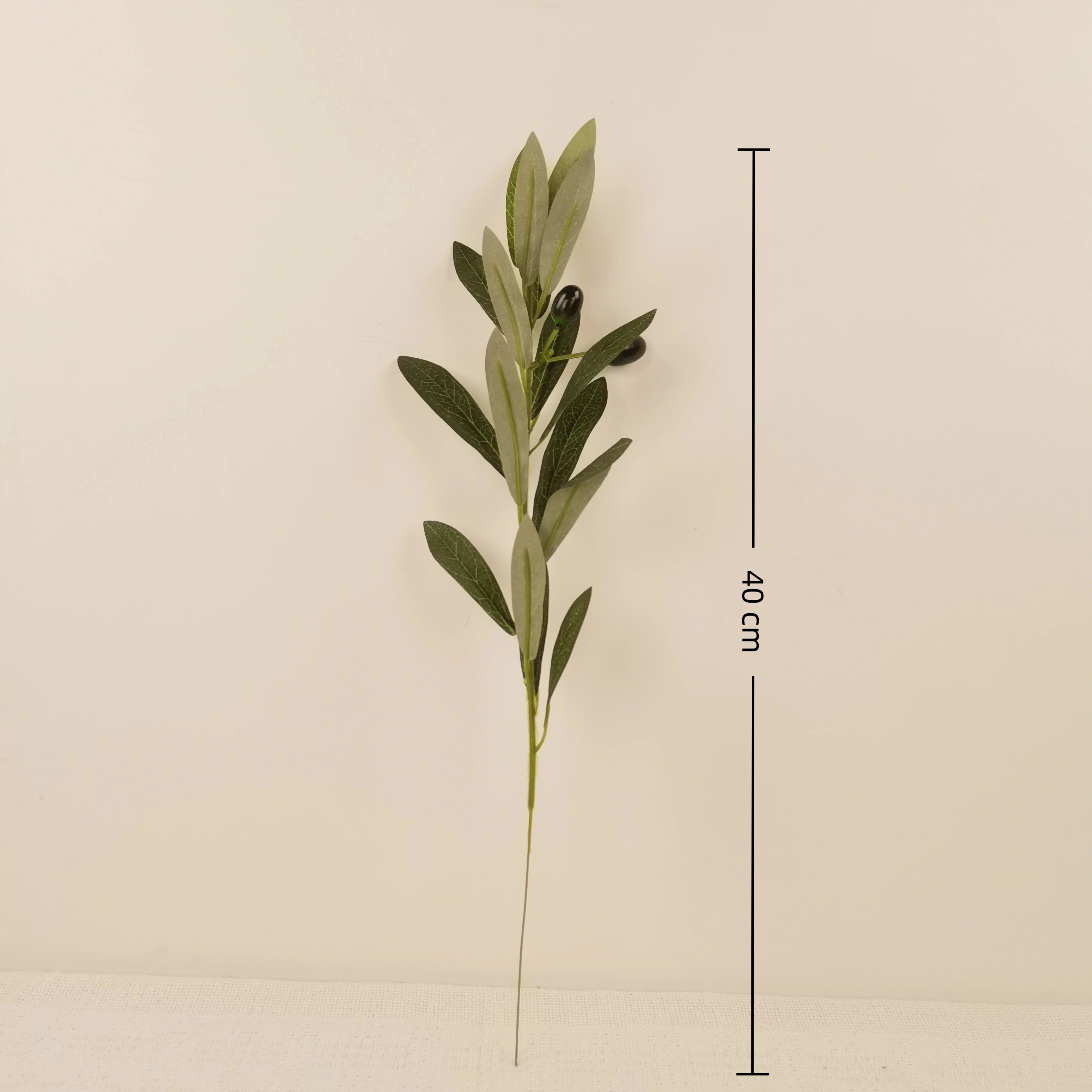 Branche d'olivier artificielle de 120-180 cm sans pot, plante artificielle moderne minimaliste pour