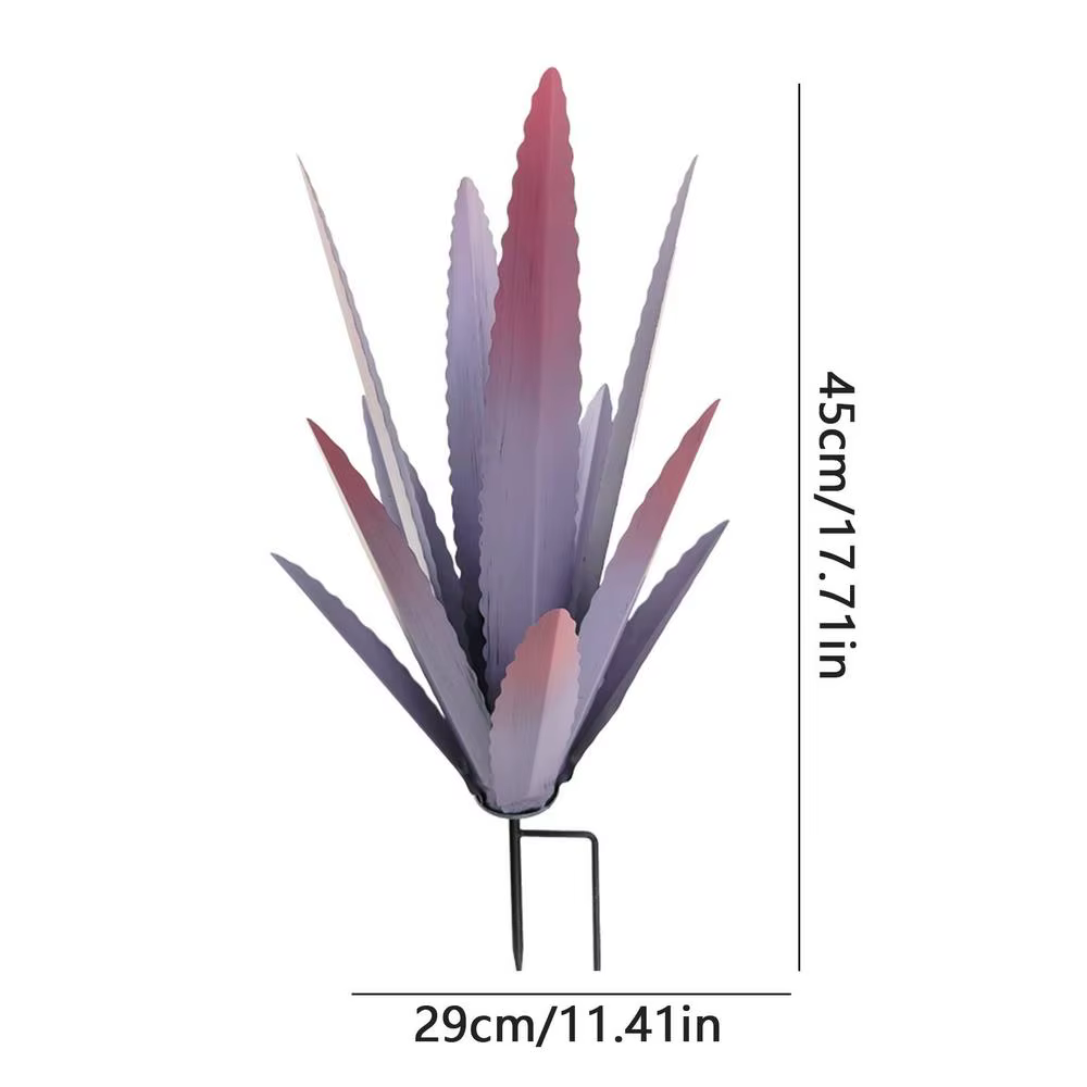 Sculpture de plante d'agave en métal, bricolage de plante, décoration d'intérieur, statue d'art de c
