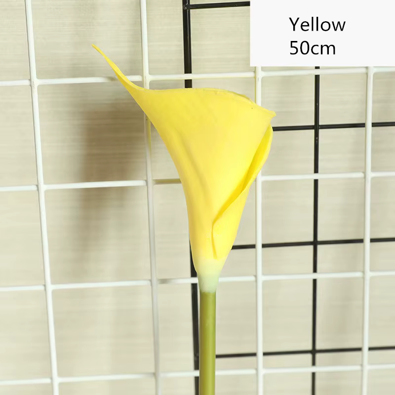 Fleur de lys Calla simple pour décoration de mariage, fleur en PU, arrangement floral, accessoires d