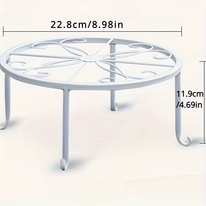 Support pour plantes en fer antirouille en métal robuste, 1 pièce, parfait pour les jardinières et l