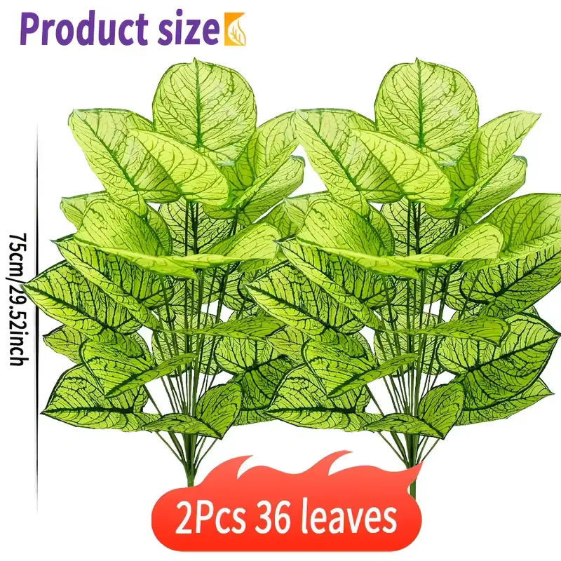 Plantes artificielles de 30 pouces, feuilles réalistes, parfaites pour le printemps, décoration de j
