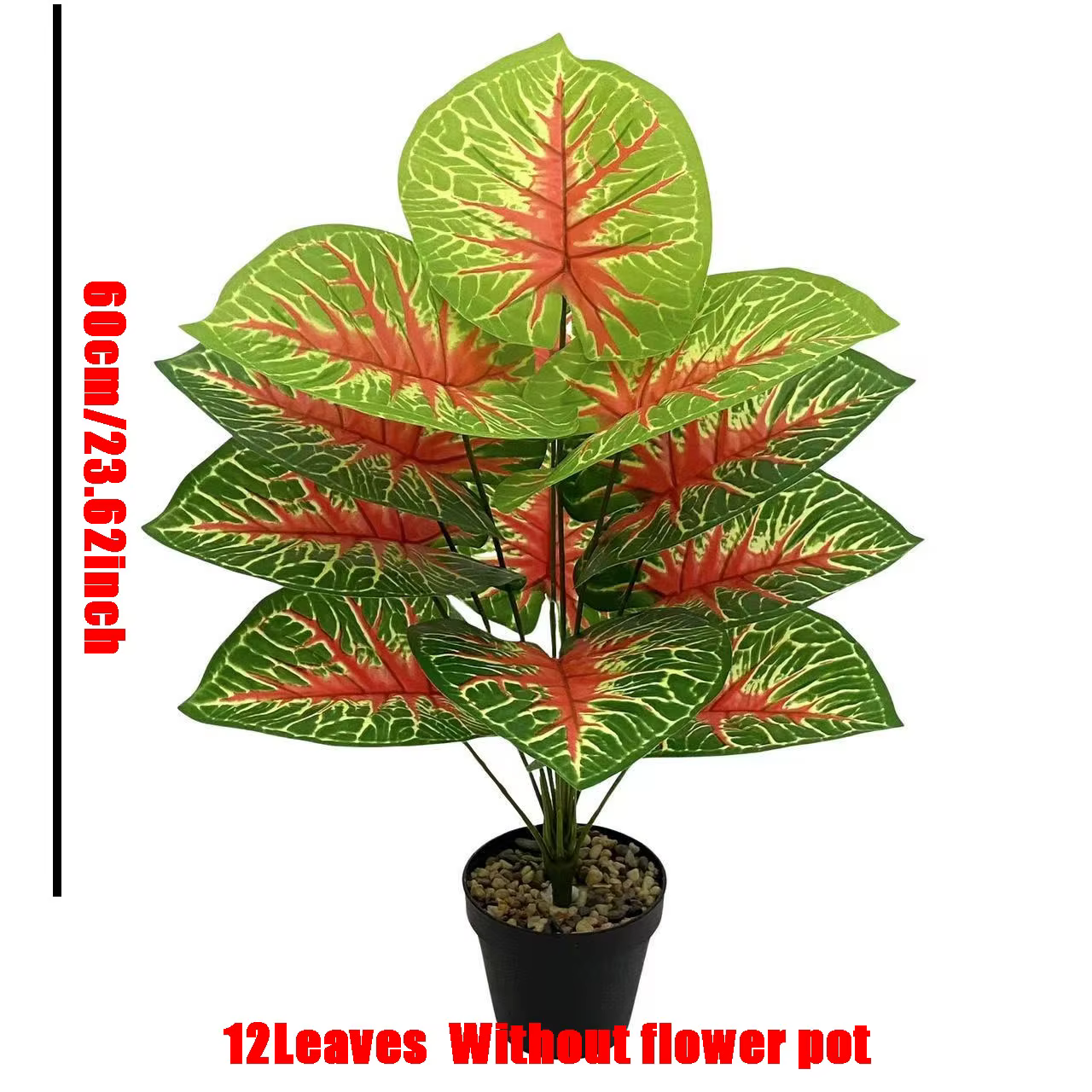 Plante artificielle 60-75CM, 1 pièce, feuille de pomme, feuille de violon, feuille en plastique, orn