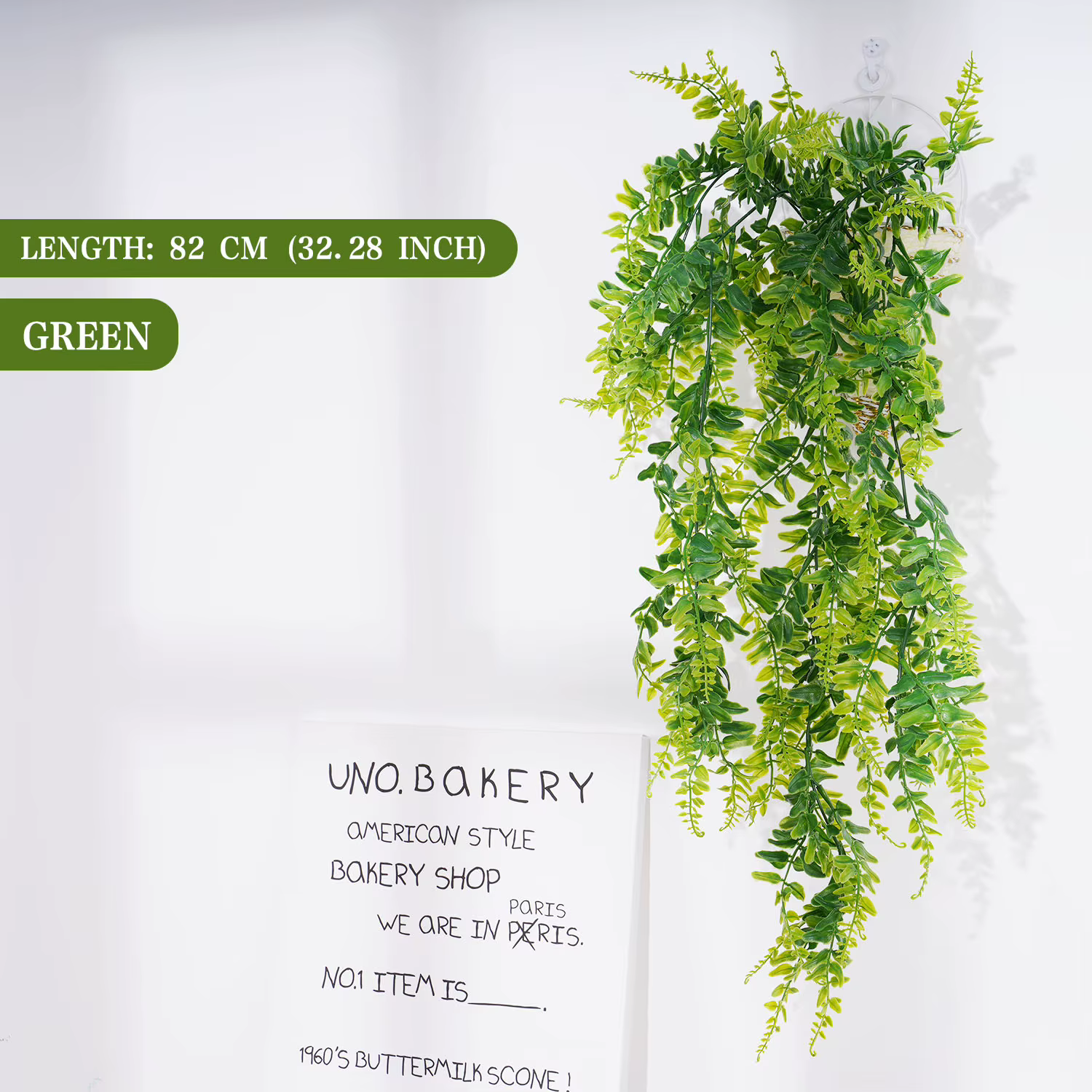 Plante artificielle persane feuilles de fougère vignes tenture murale balcon chambre maison jardin d