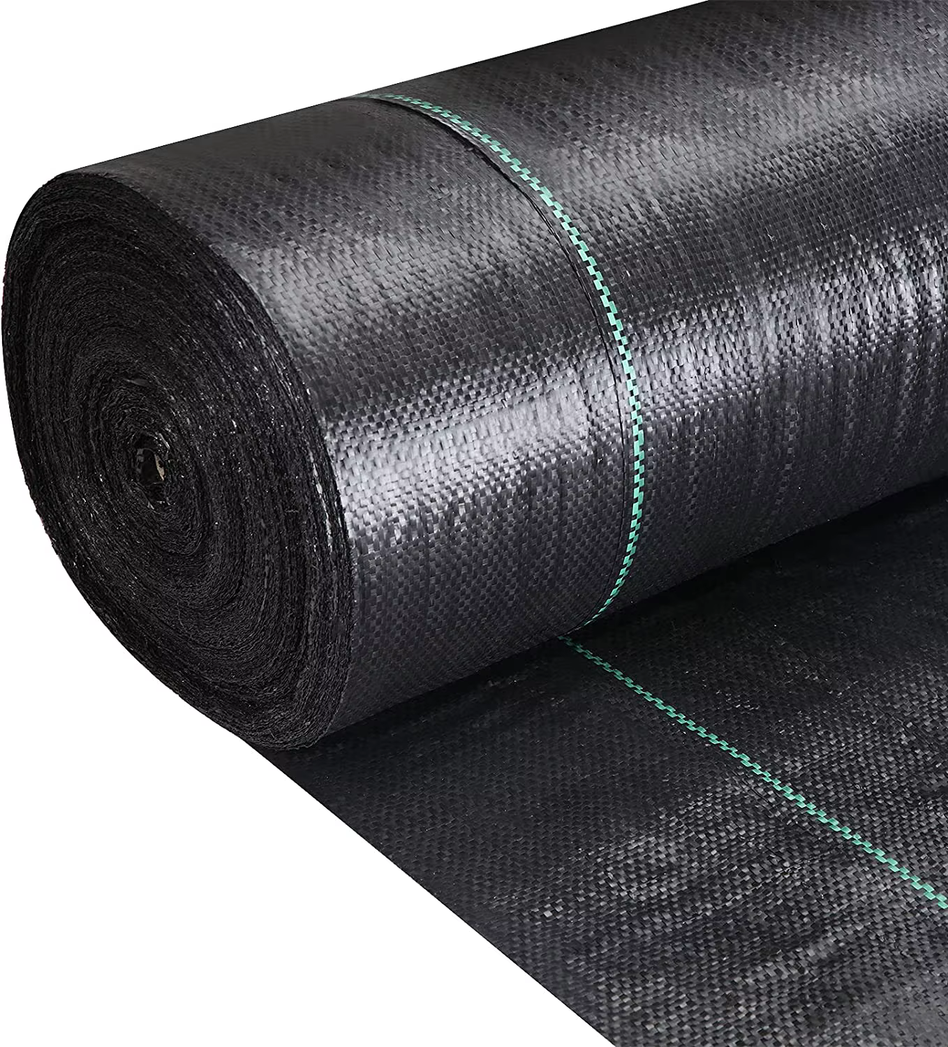 Tissu de barrière contre les mauvaises herbes robuste, tissu tissé de contrôle des mauvaises herbes,