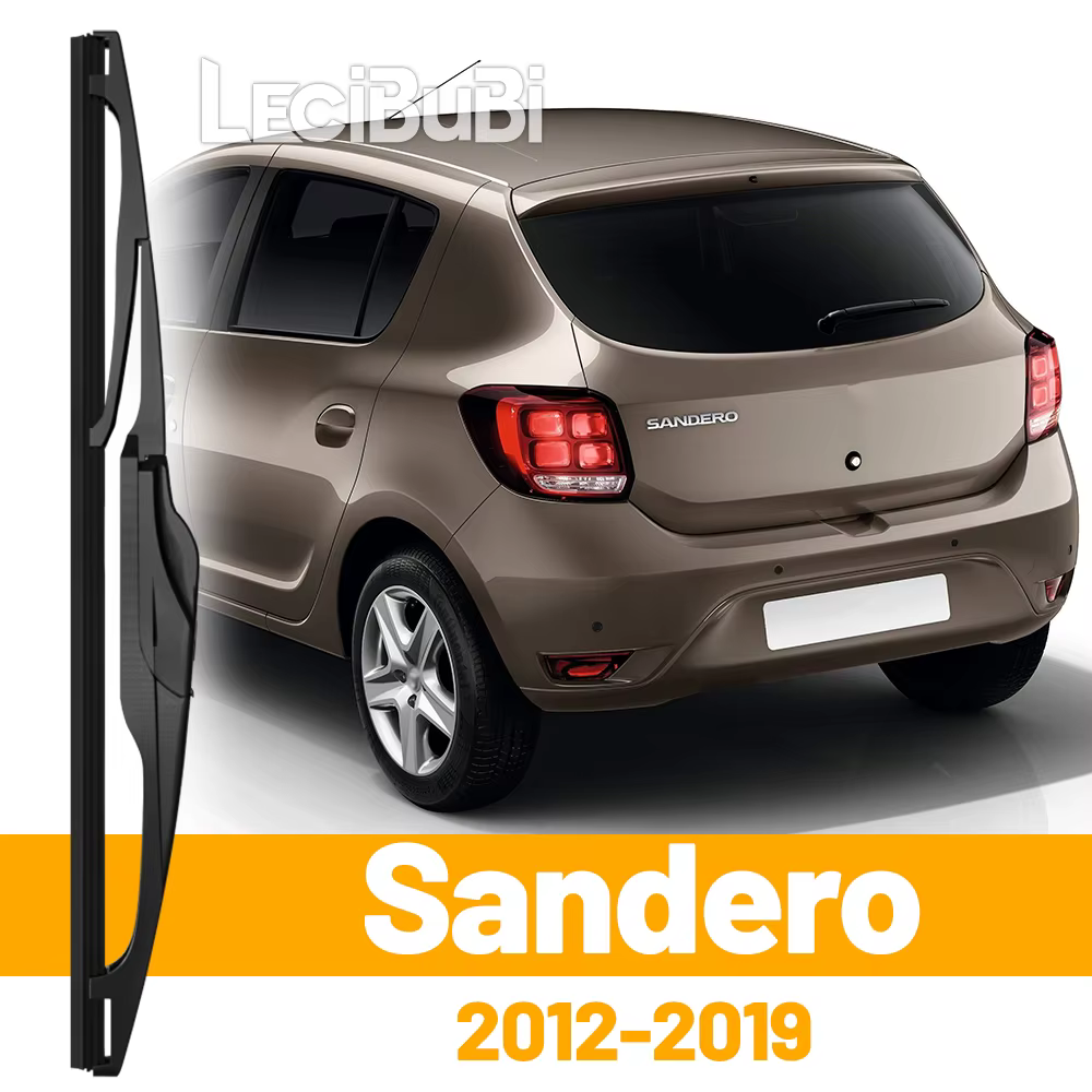 Pour Dacia Sandero 2 2012-2019 2013 2014 2017 2018 pare-brise arrière balai d'essuie-glace hayon ess