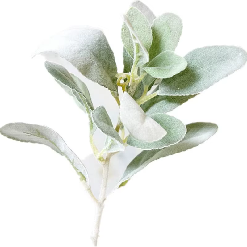 Tiges de verdure artificielles en forme d'agneau, 10 pièces, fausses Branches pour Bouquets de marié