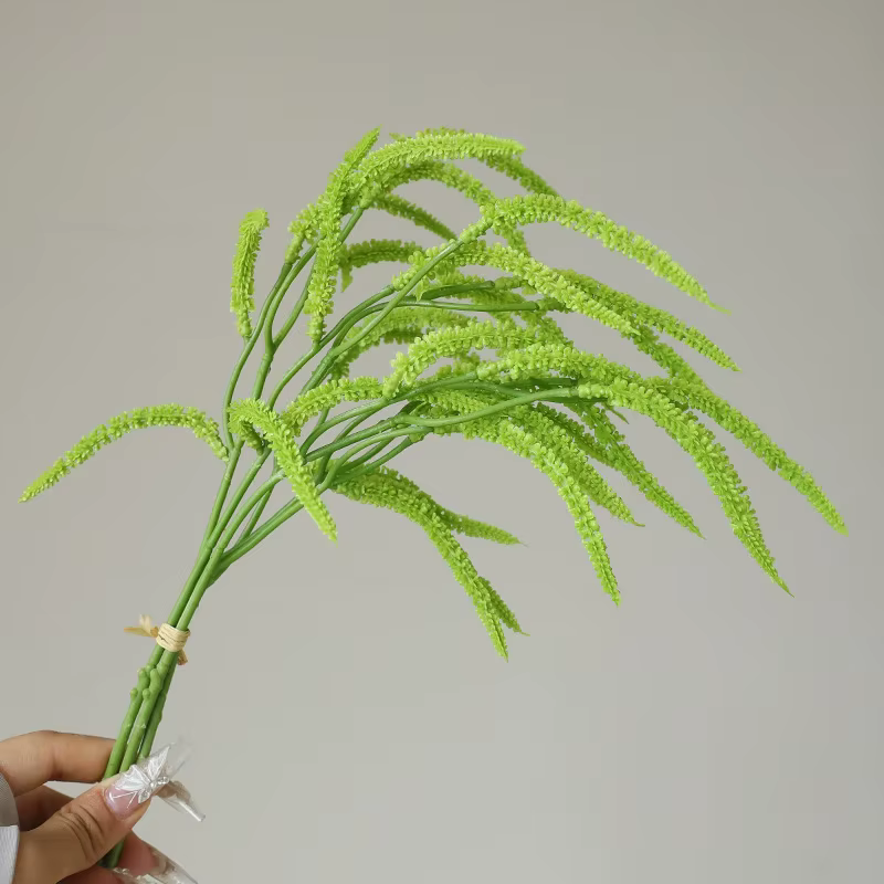 3 pièces/bouquet de plantes artificielles décoration de la maison-larmes d'amant herbe fausses plant