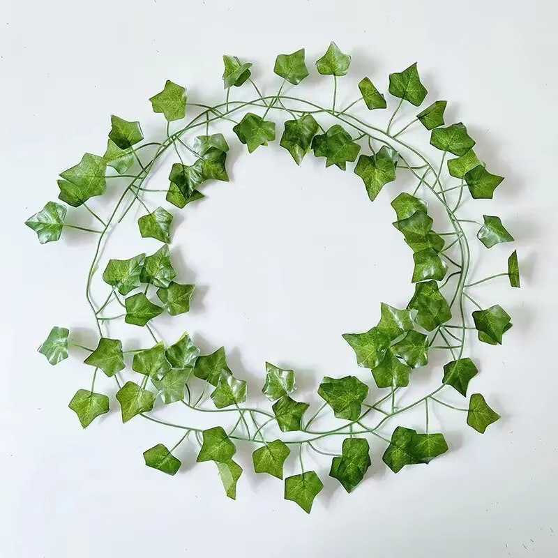 2.1m plante artificielle vigne vert lierre feuille guirlande soie tenture murale vigne maison jardin