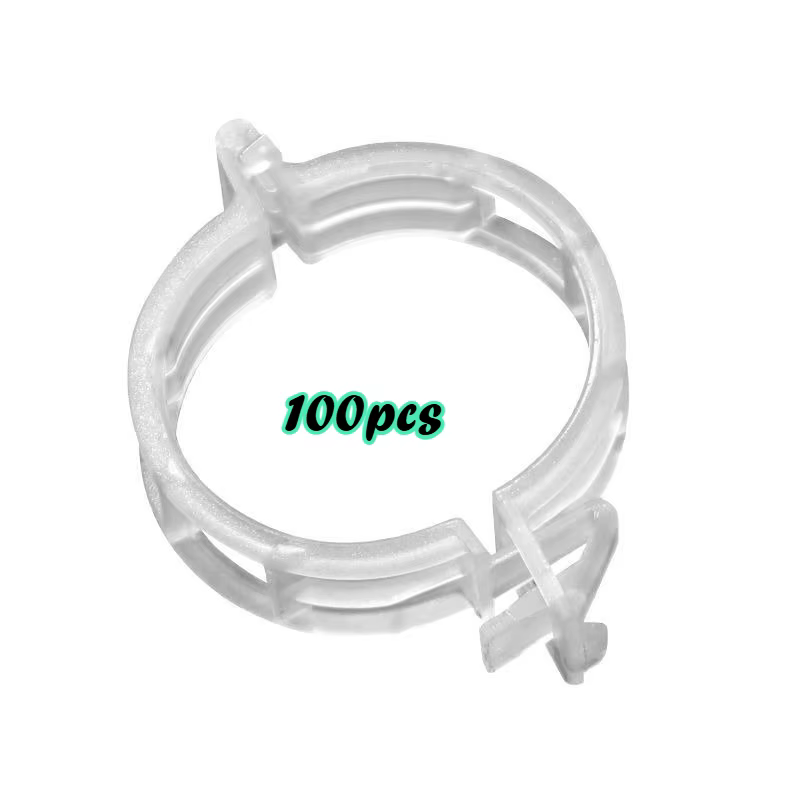 Clip de vigne pour plantes 100/200/500, pince de fixation de jardin pour tige, Clips de Fixation de 