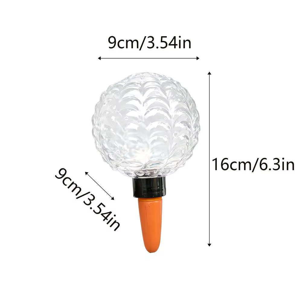 Globes d'arrosage pour plantes 300 ml, pics d'irrigation goutte-à-goutte automatiques, insert auto-a