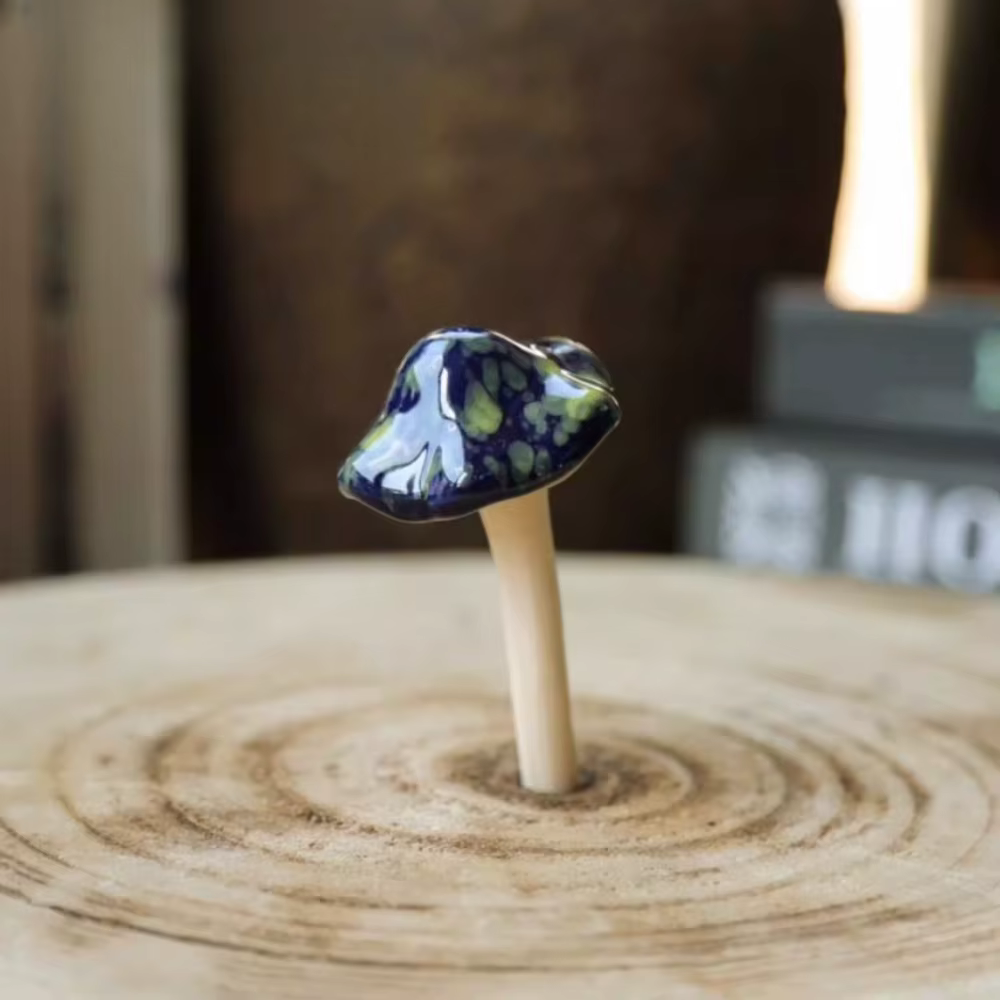 1 pièce Champignon Artificiel pour Micro-Paysage de Jardin, Ornement de Bonsaï, Décoration d'Extérie