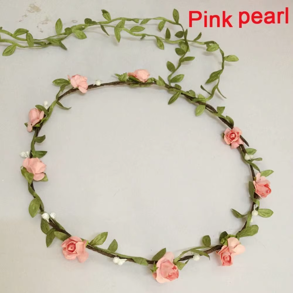 Guirxiété de fleurs bohème pour patients, bandes de sauna, coiffure de mariage, demoiselle d'honneur