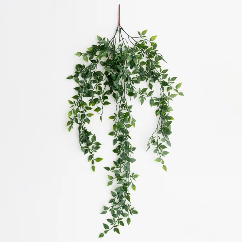 Plante de lierre artificielle en plastique, feuilles vertes, décoration murale pour mariage, Noël, m