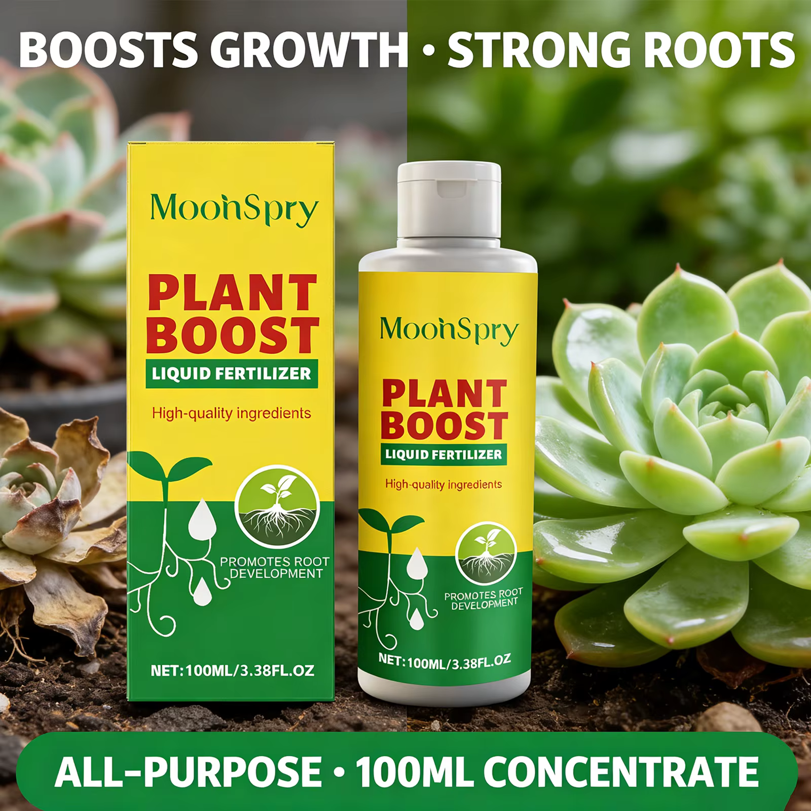 Engrais liquide Boost pour plantes, améliore la capacité d'absorption de l'engrais de l'eau, favoris
