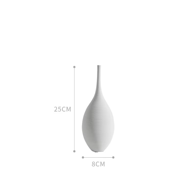 CAPIRON Zen Ceramic Vase for Home Decoration Floor Flowerpot Nordic Interior Centerpiece Living Room