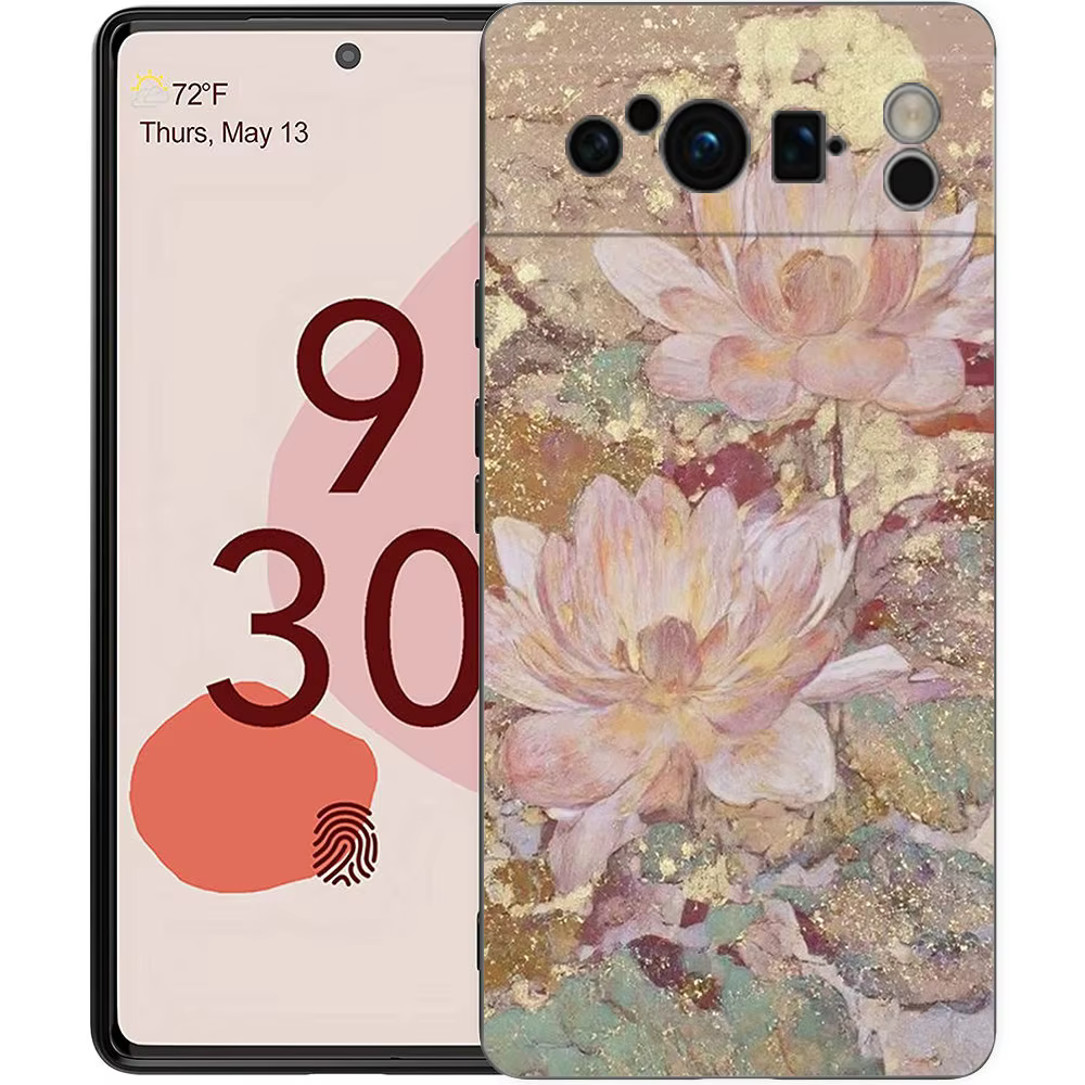 Coque de téléphone avec peinture de poisson féerique, motif floral, pour Google Pixel 10A 10 9 8 7 6
