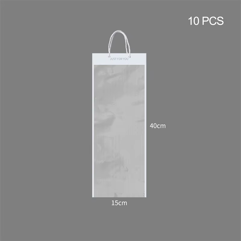 【F】10 pièces de boîtes d'emballage transparentes pour fleurs, sacs pour bouquets de fleurs, sacs de 
