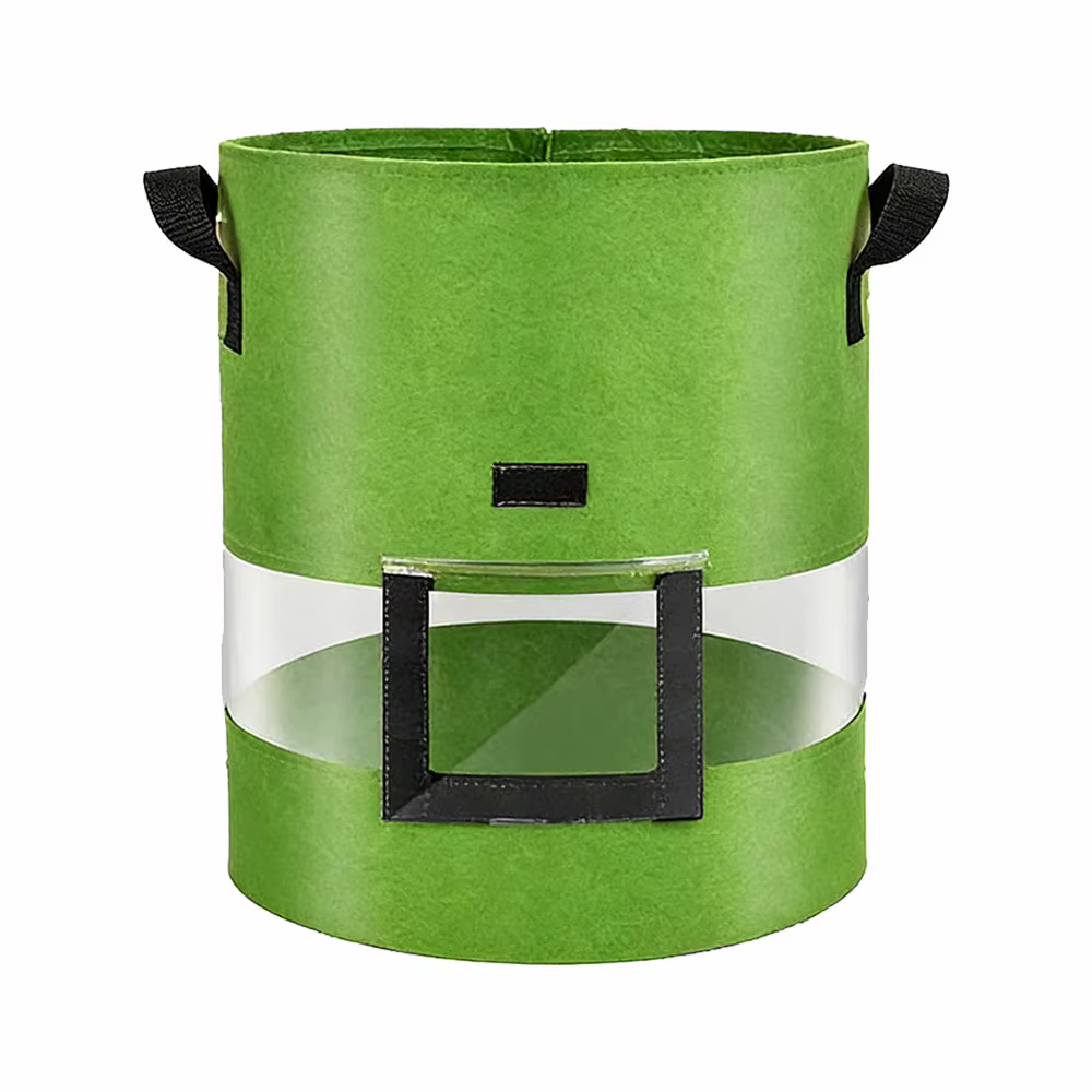 Sac de culture en tissu pour pommes de terre avec fenêtre panoramique à 360 degrés, sac de culture p