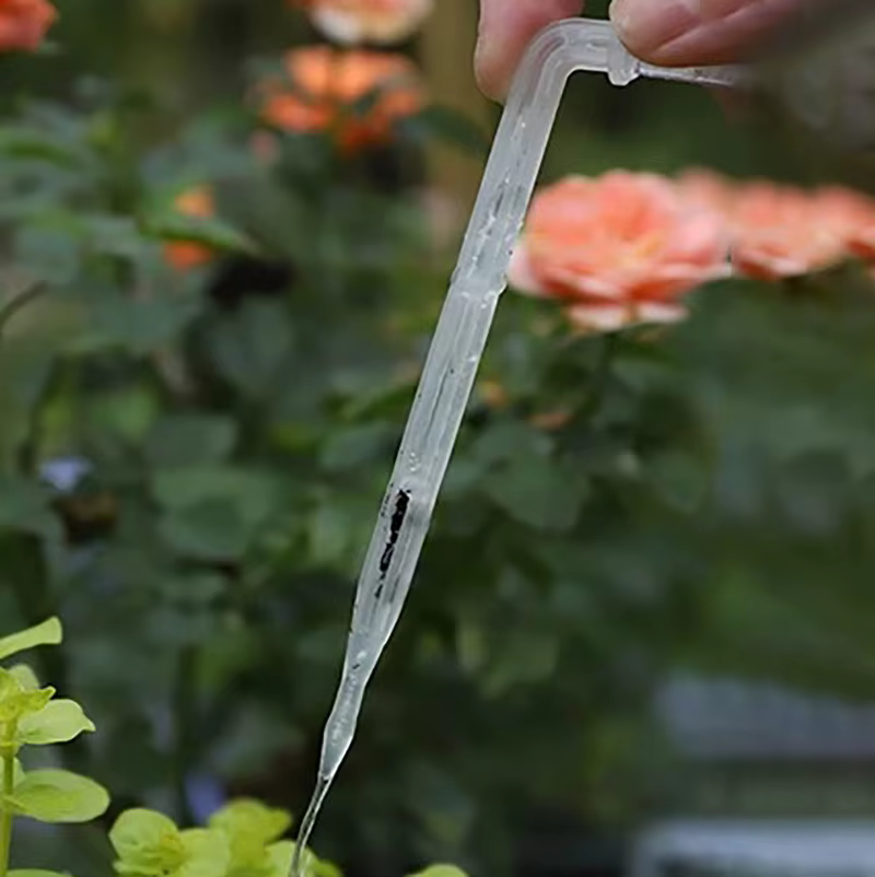 Kit d'irrigation par Micro goutte-à-goutte Transparent, 1/4 pouces, régulateur de flèche courbé, con