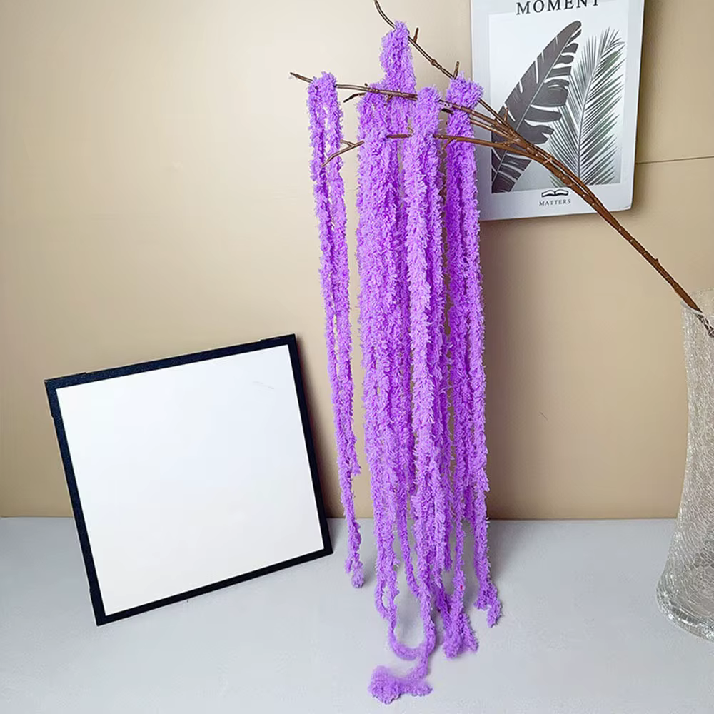 Amaranthus artificiel multicolore, plante suspendue, fil, ornement, simulation d'amaranthus Caudatus