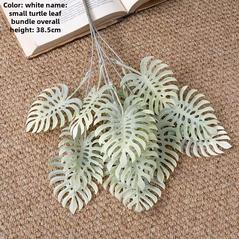 Plante Artificielle pour Décoration de Mariage, Petit Cuir oral elu Tortue, Ornements d'Hôtel, Fleur