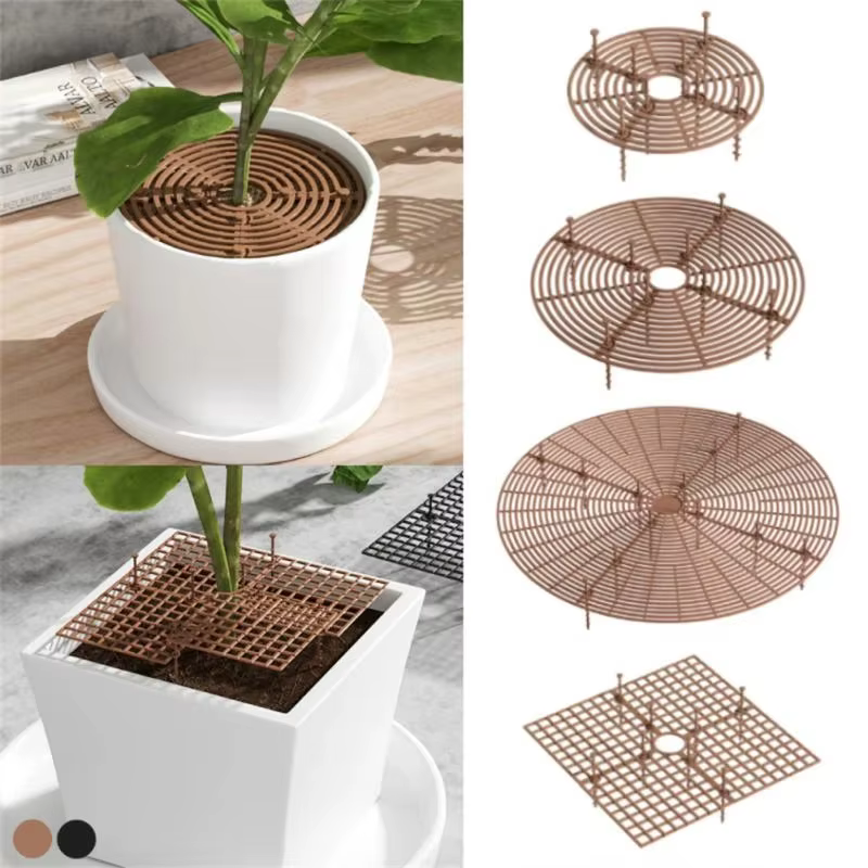 Couvercle de Pot de fleur, grille de Pot de plante, couvercle de Pot de fleur, Pot de plante de jard