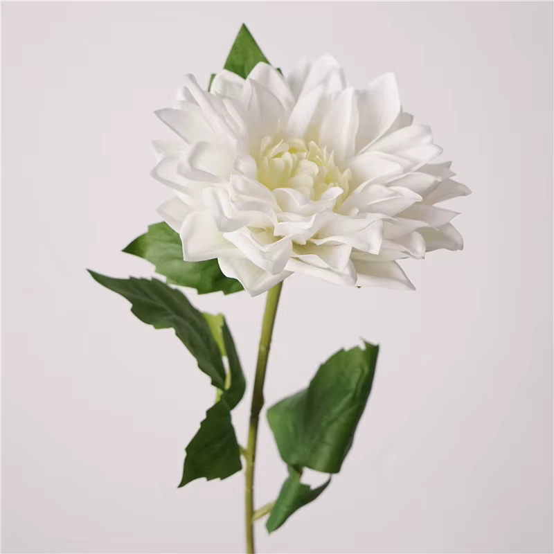Dahlias – fleurs artificielles hydratantes haut de gamme, 5 pièces, toucher réel, décoration de la m