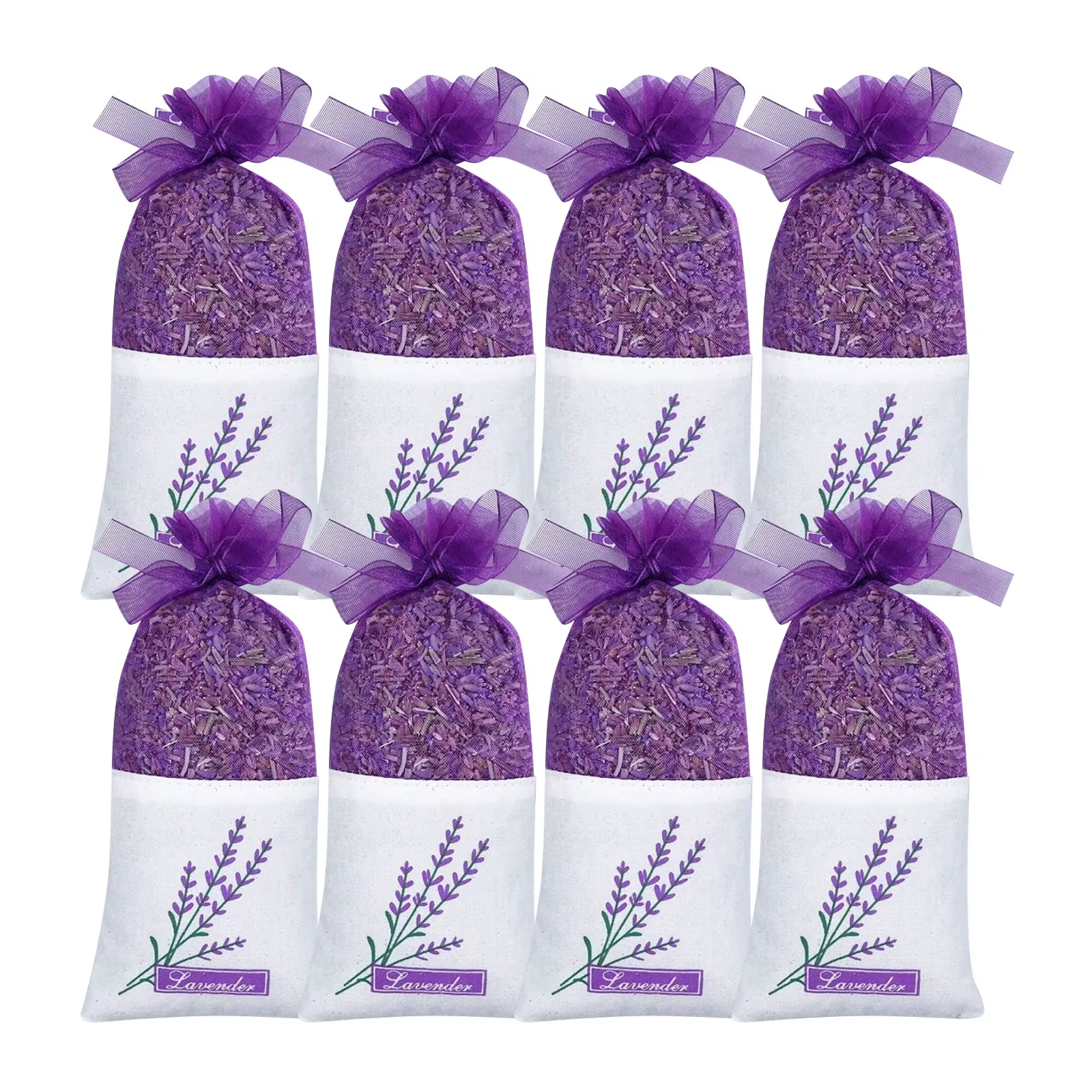 Sachets de sexuellement à Impression Florale pour DorPanier, 8 Pièces, Lavande, Vauxhall, AfricLavan