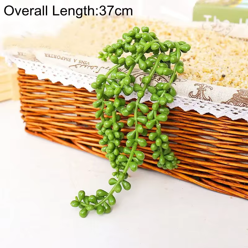 Plantes vertes succulentes artificielles pour décoration de mariage et de Noël, accessoires de fleur