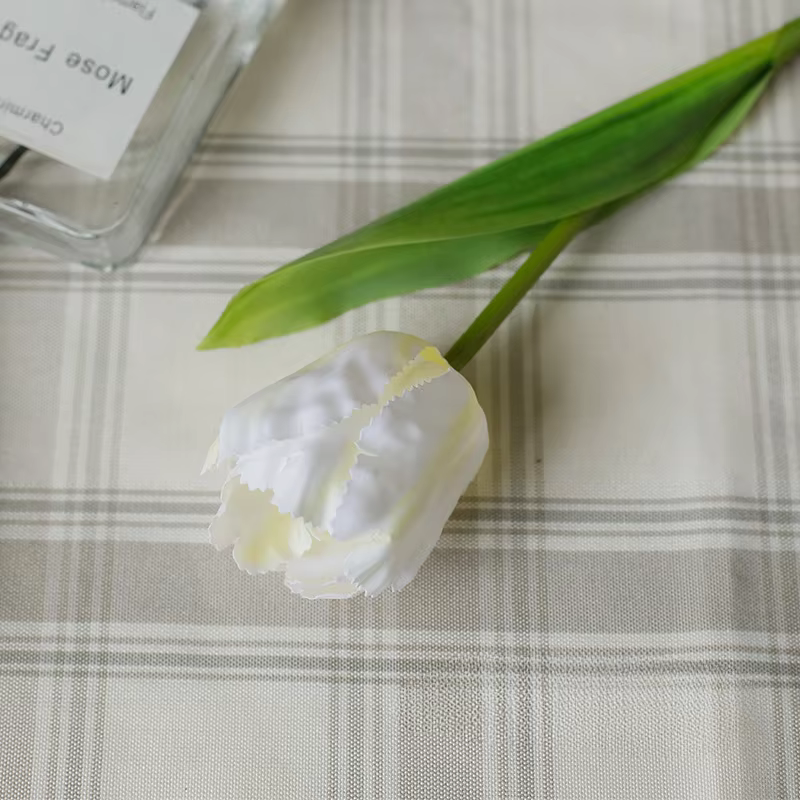 InjFlower-Perroquet Élà une branche, tulipe, décoration de la maison, impression 3D, accessoire de t
