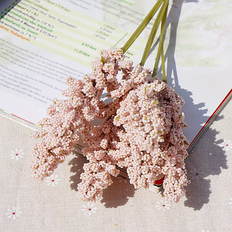 6 pièces/lot PE lavande pas cher fleur artificielle mur en gros plante décoration Bouquet matériel m