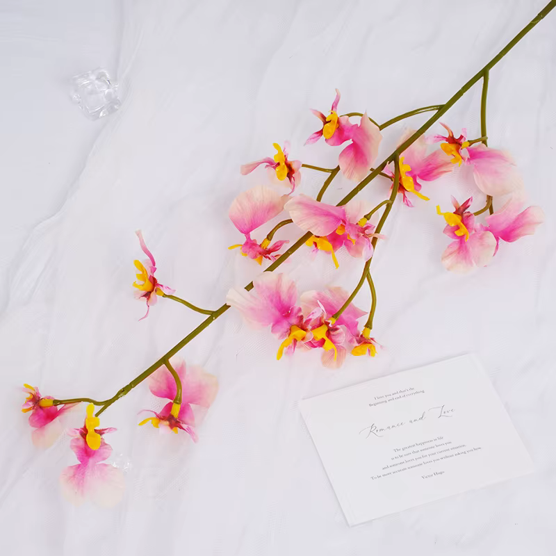 Bouquets de branches d'orchidées pour la décoration de jardin, fausse fleur, arrangement floral exté