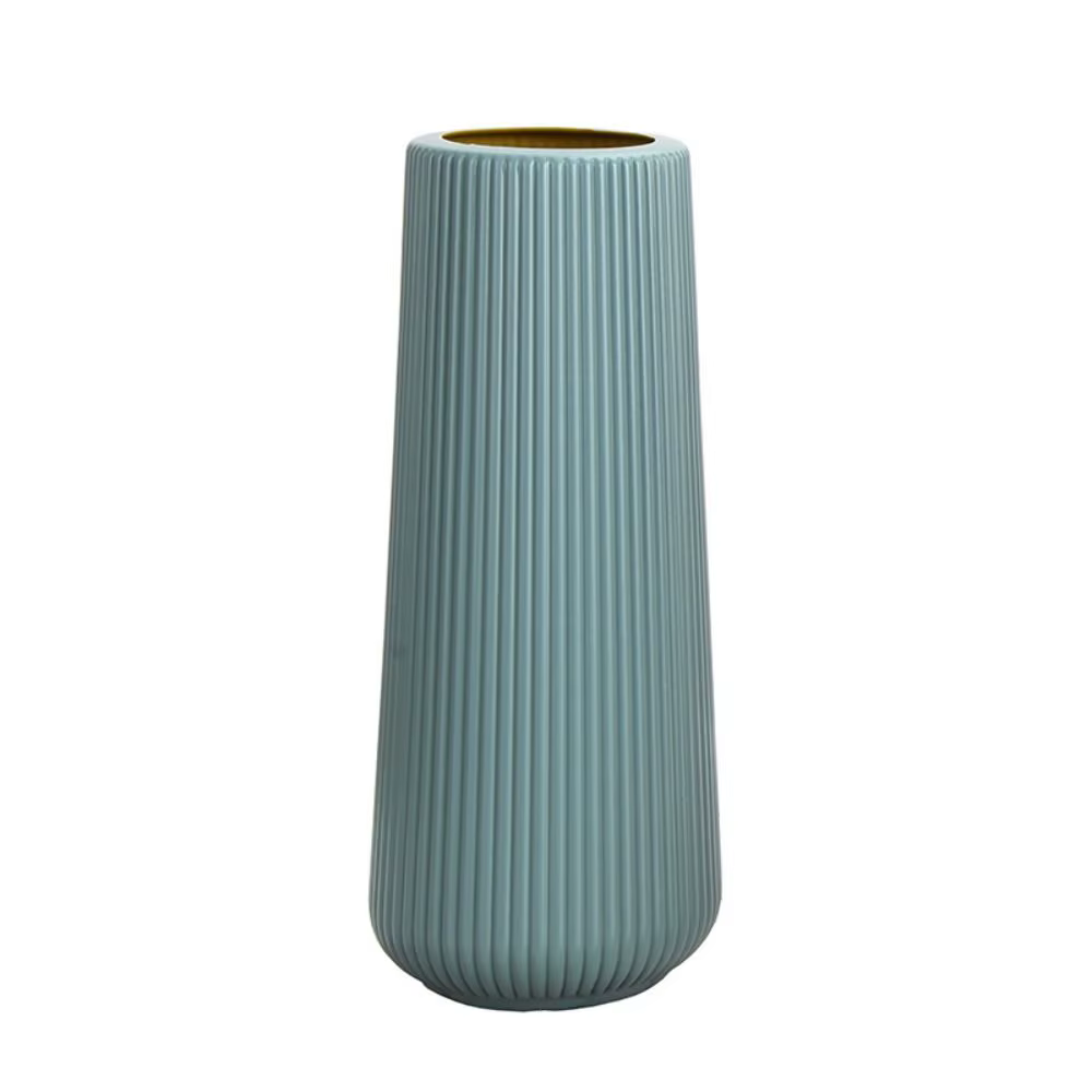 Vase à Fleurs en Plastique de Style Nordique, Pot de Fleurs en Céramique, Anti-Chute Moderne, pour S