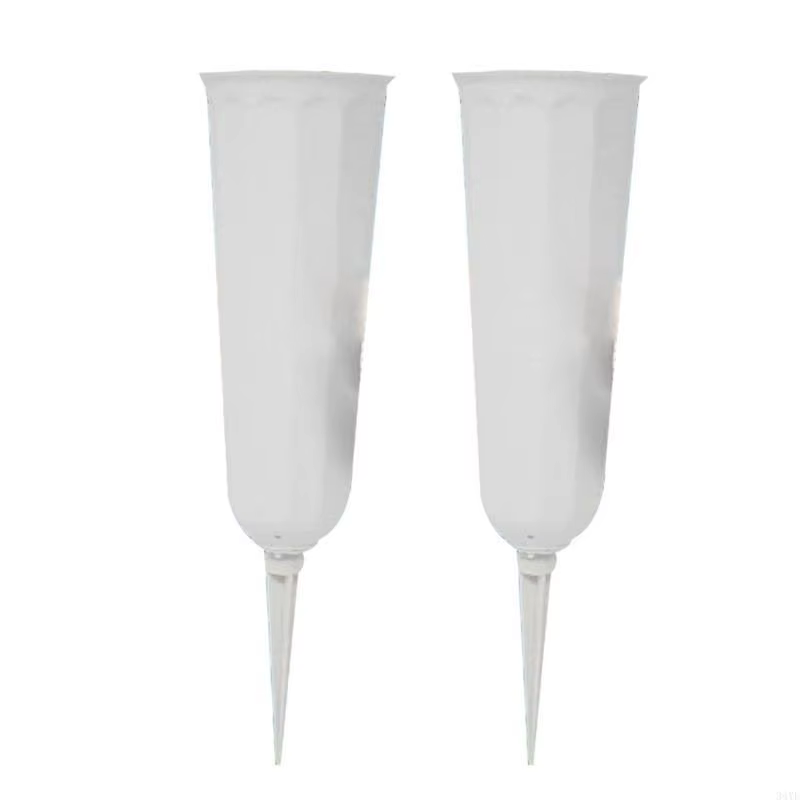 2PCS Vases cimetière extérieur pour fleurs avec des vases grave insertion facile