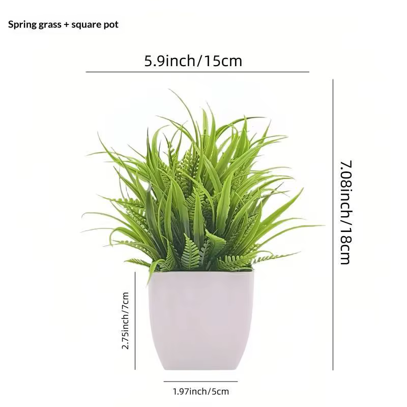 Plantes artificielles en pot avec feuillage réaliste et sans entretien, parfaites pour la décoration