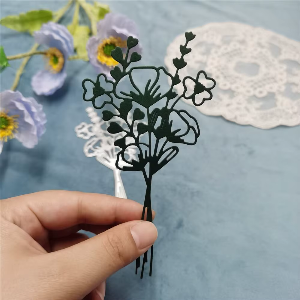 Matrice de découpe de fleurs pour bricolage, scrapbooking, outil de cartes de gaufrage, artisanat dé