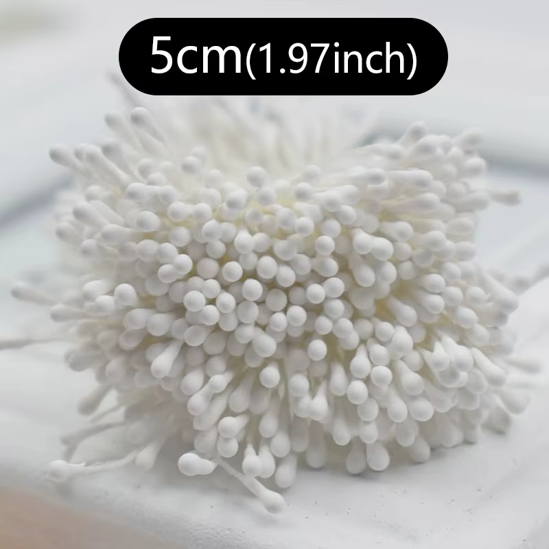 400 pièces 2mm Mini fleur étamine Pistil mariage à la main fleurs artificielles pour mariage décorat