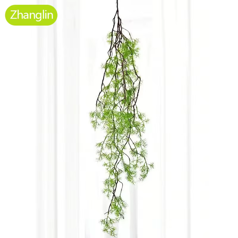 140 cm plante artificielle os noir mangue vigne 1 pièce 5 branches maison tenture murale lierre vert