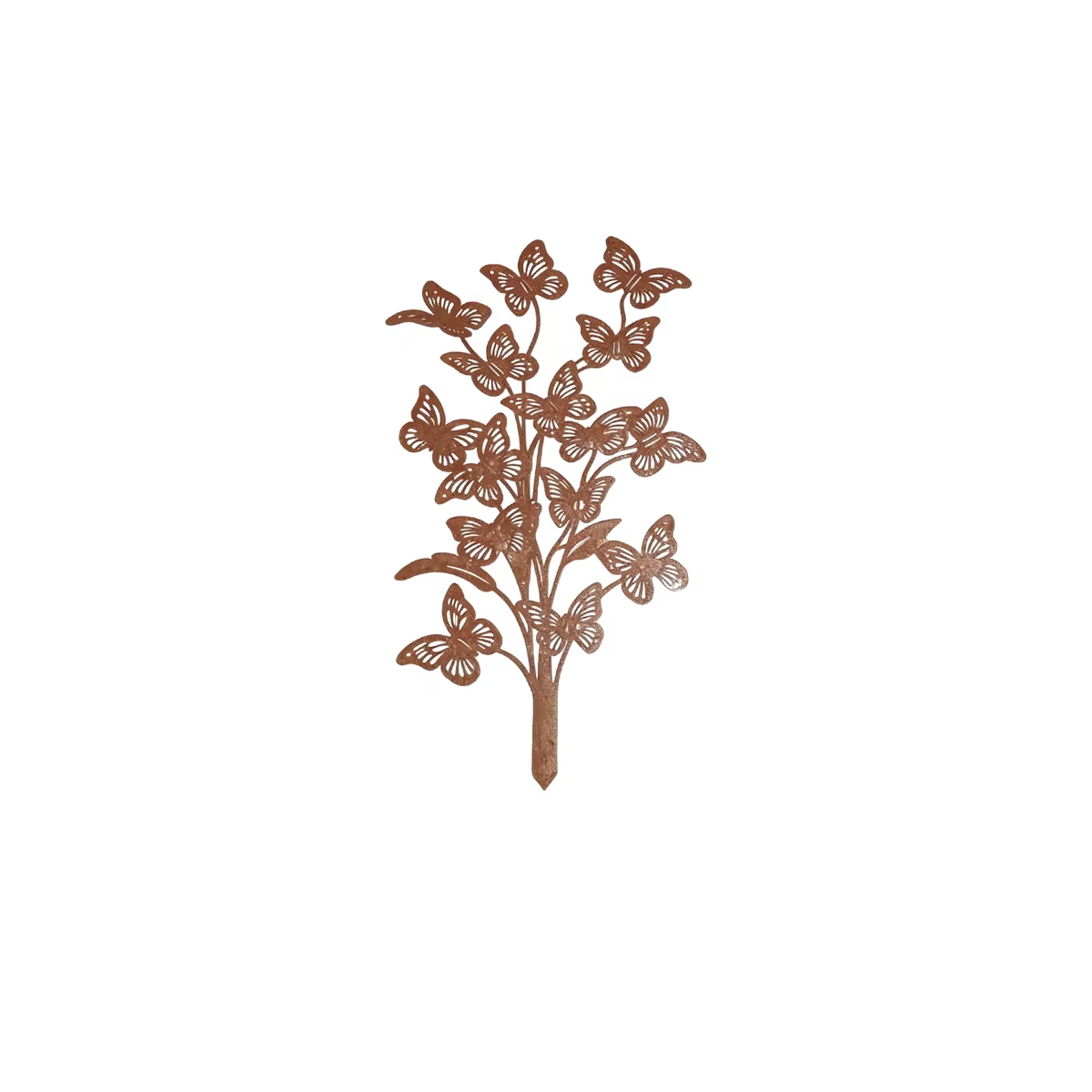 1 piquet décoratif de jardin en fer forgé, piquet décoratif en forme de fleur composé de plusieurs p