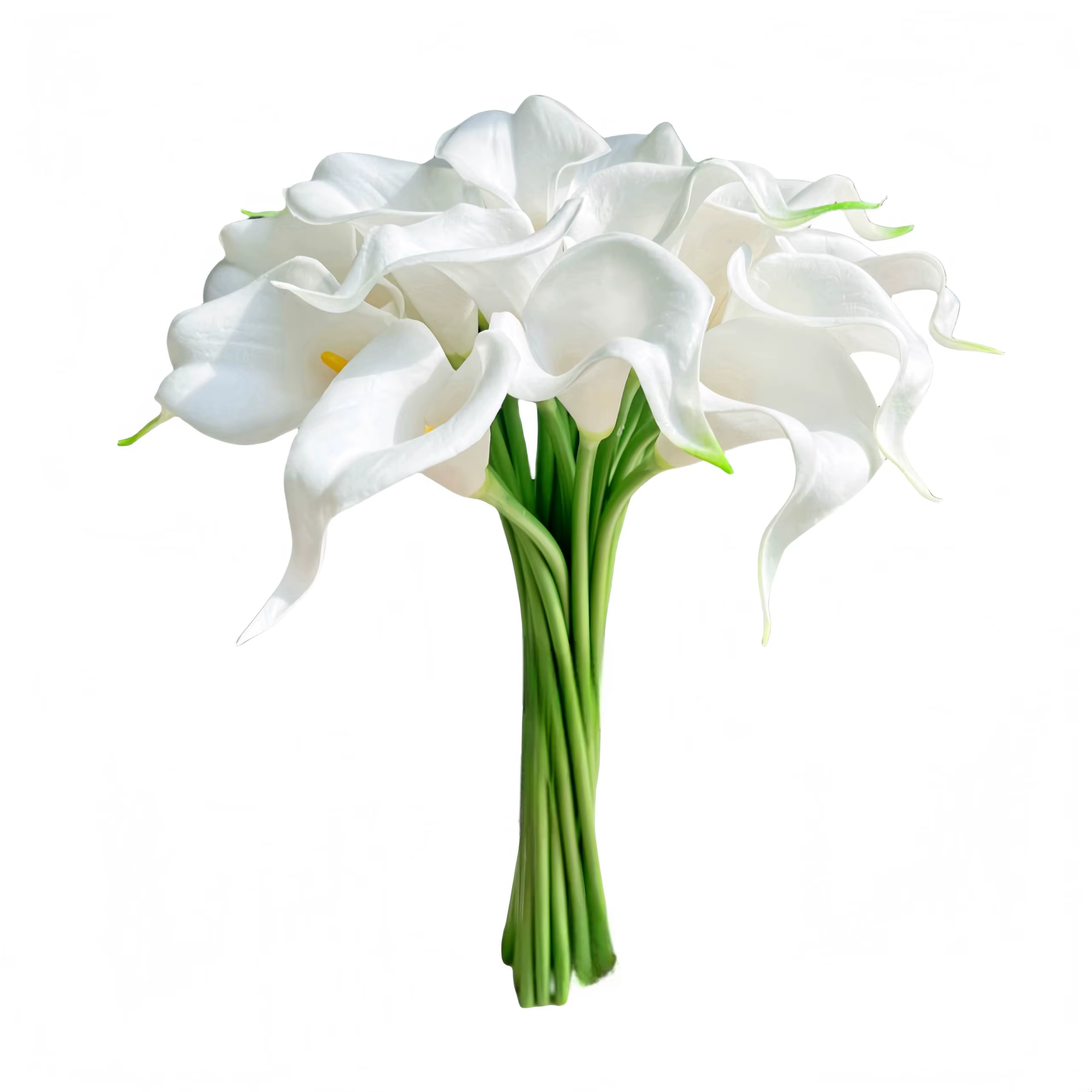 Fleurs artificielles de lys Calla, 10/40 pièces, fausses fleurs pour la maison, le salon, l'entrée, 